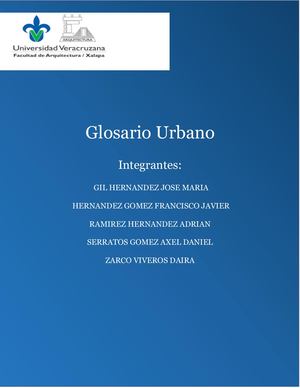 Glosario Urbano