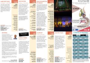 Conservatoire La Rochelle Festival De Printemps 2022