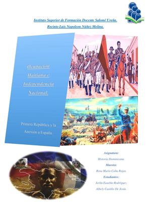 Ocupacion Haitiana E Independencia Nacional