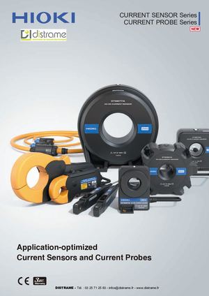 HIOKI Series Sensors Probes