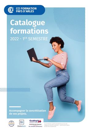 Catalogue CCI Formation Pays d'Arles - 2e Semestre 2022
