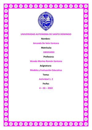 Actividad 1. 2 Amanda De Leon Santana