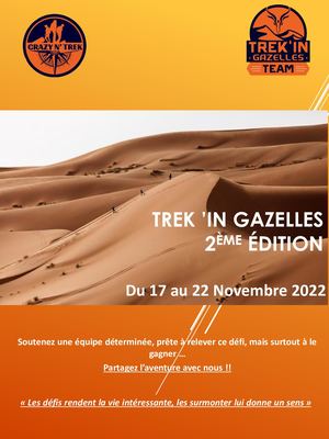 Dossier TREK'IN GAZELLES - Nom équipe Crazy N Trek