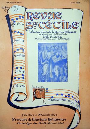 Revue Musicale Sainte Cécile 1938-3
