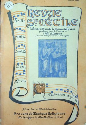 Revue Musicale Sainte Cécile 1938-4