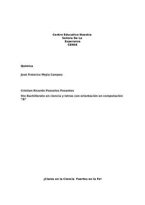 Instrumentos De Quimica Cristian Pozuelos