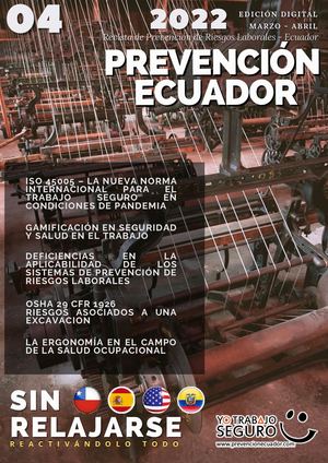 Revista Prevención de Riesgos Laborales Ecuador - Seguridad y Salud en el Trabajo