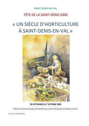 Cdf 2000 Un Siècle d'Horticulture à Saint-Denis-en-Val