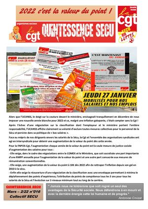 Quintessence Secu N°16 Mars 2022