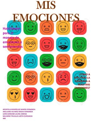 Habilidades Para El Manejo De Emociones Y Sentimientos