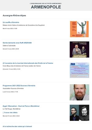 L'hebdomadaire d'Armenopole
