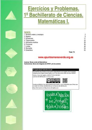 Ejercicios De Repaso Mates 1o Bach