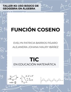 Taller 2: Uso básico de Geogebra en álgebra.