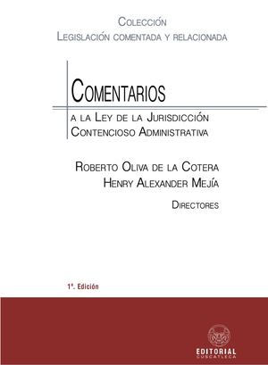 COMENTARIOS A LA LJCA. Índice y primeras páginas.