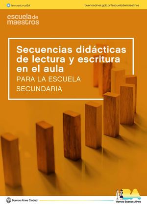 Secuencias Lectura Escritura Secundaria