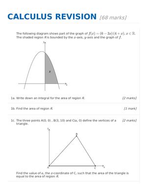 Calculus Revision (1)