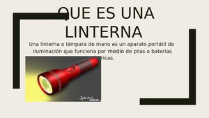 Que Es Una Linterna