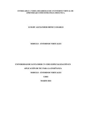 Plan de aula (entornos virtuales de aprendizajes)