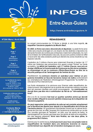 INFOS ENTRE-DEUX-GUIERS - N° 264