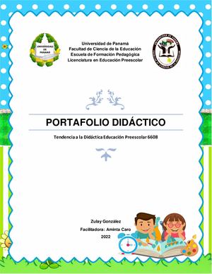 Trabajo Semestral Portafolio Didáctico