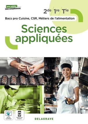 Pochette Sciences appliquées- 2de, 1re, Tle-Bac Pro Cusine - 9782206310039