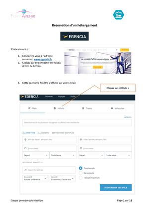 Egencia 3 1 Fp Résa Hébergement