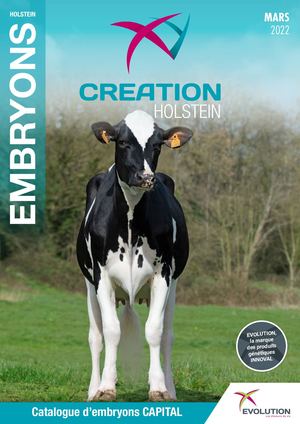 Catalogue Embryons Holstein Mars 2022