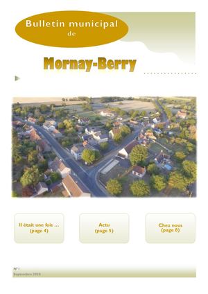 Bulletin Municipal Mornay Berry  N°1 2020