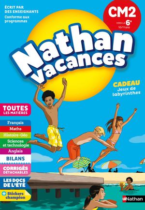 Cahier de Vacances Nathan - CM2 vers 6e - extrait
