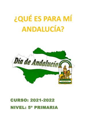 ¿Qué es Andalucía para mí?