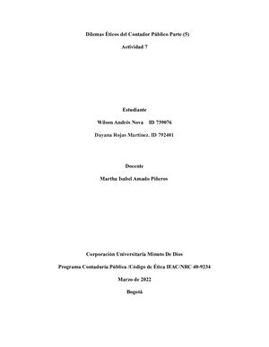 Galería de imágenes Caso Éticos de un Contador Publico
