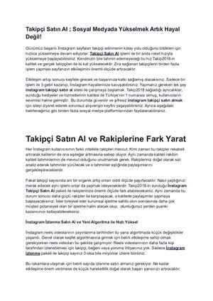 Takipçi Satın Al ; Sosyal Medyada Yükselmek Artık Hayal Değil