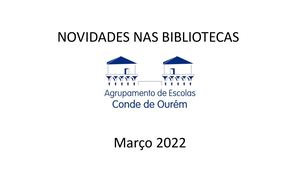 Novidades Be Março 22