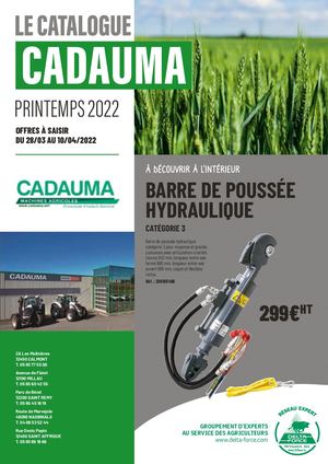 Catalogue Printemps 2022 Cadauma