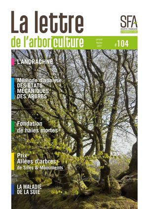 Lettre de l'arboriculture 104 Janvier 2022