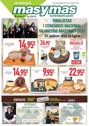 Oferta Válida Asturias Del 10 Al 16 De Marzo De 2022 - Masymas Supermercados