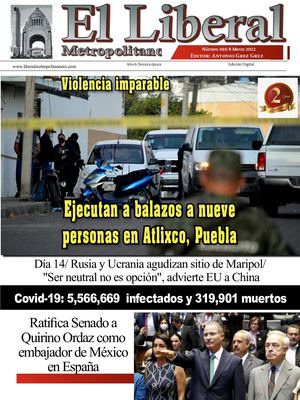 Liberal Metropolitano 9 Marzo 2022 Numero 693 Tercera Epoca