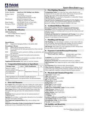 Polytek SDS Natur Form 74R 09 07 2018