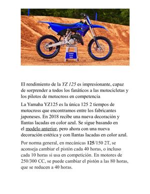 yz 125 Competition