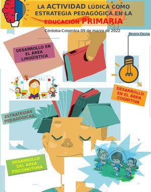 La Actividad Lúdica Como Estrategia Pedagógica Revistas
