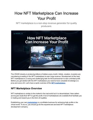 How Nft Marketplace Can Increase Your Profit