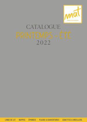 Catalogue LINGEMAT 2022
