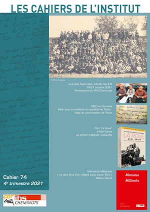 Les Cahiers de L'institut n°74 - 4e trimestre 2021