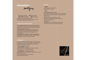 Informations Pratiques