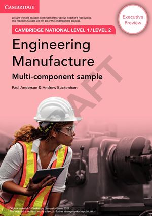 Cam Nats Engineering Manufacturing Executive Preview