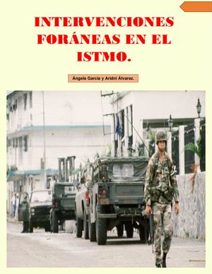 Intervenciones Foráneas En El Istmo