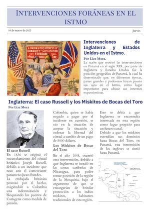 Actividad Intervenciones Foráneas En El Istmo Pdf