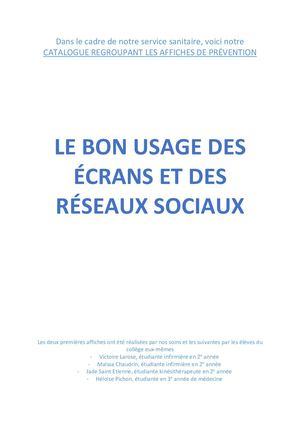 Catalogue Affiches Écrans Réseaux Sociaux
