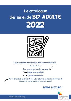 Catalogue Série Bd Adulte 2022