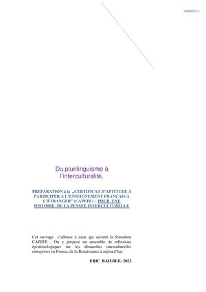 Preparation Capefe 2022